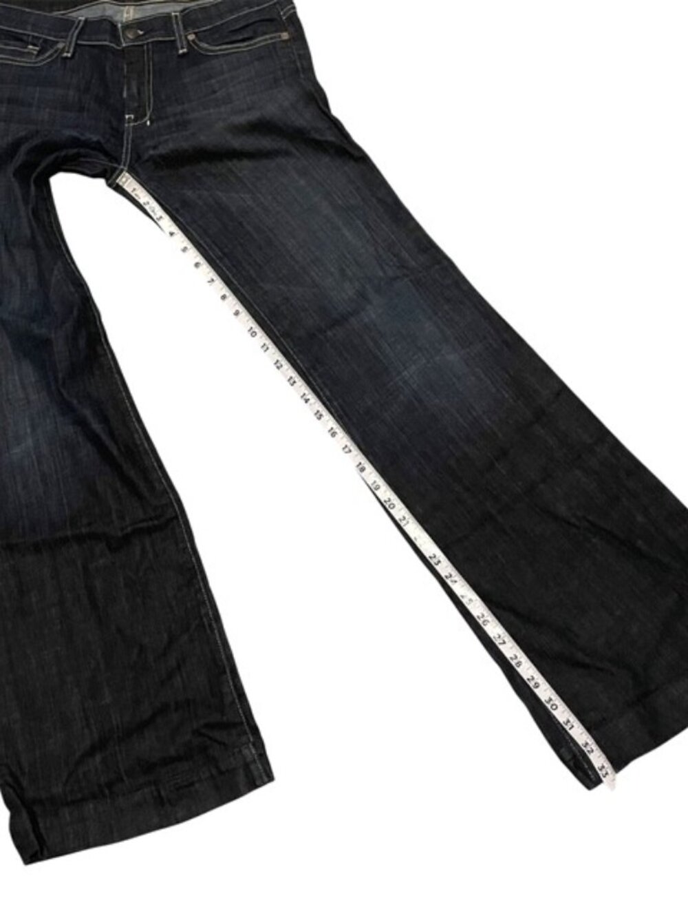 7 For All Mankind Dojo Jeans Dark Wash Size 29 - Picture 16 of 16